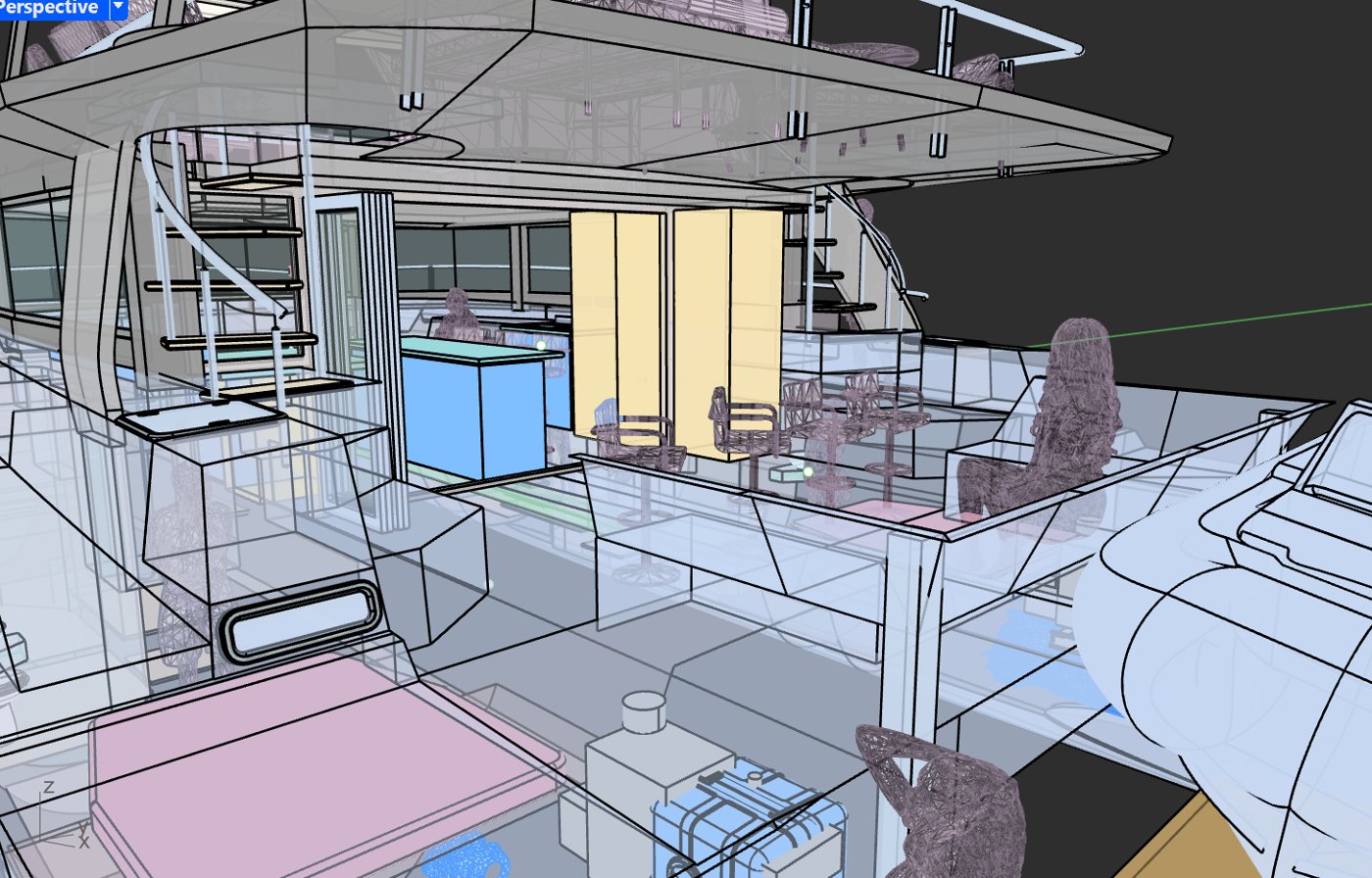Southwell Yacht Design — interior study